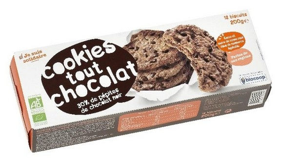 Cookies tout chocolat 200g Cookies tout chocolat 200g