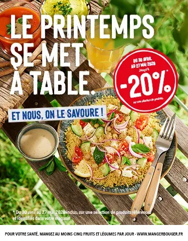 Le printemps se met à table !