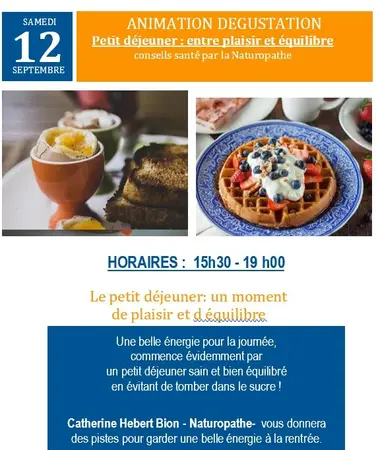 12-09 : Le petit déjeuner, entre plaisir et équilibre