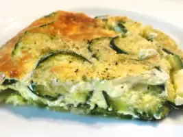 GRATIN DE COURGETTES A LA PUREE D'AMANDE