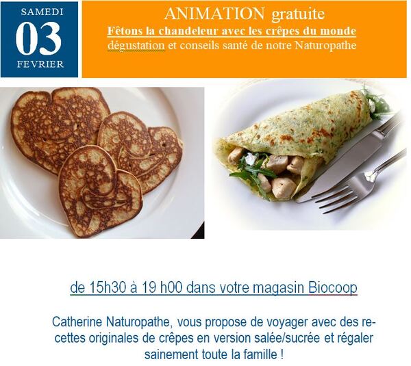 Les recettes de l'atelier de Catherine de FEVRIER 2024